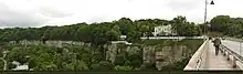 Gorge de Kamianets et pont sur la Smotrytch.