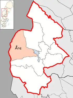 Localisation de Åre