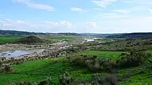 Paysage campagnard.
