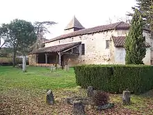 Église Saint-Aubin au Houga Inscrit MH.