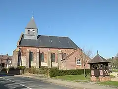 L'église Saint-Christophe.