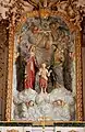 Tableau de la Sainte Famille dans le retable central.