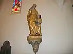 Sainte Anne apprenant à lire les psaumes à sa fille Marie.