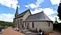 L’église Saint-Martin. Vue nord-ouest.