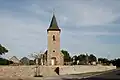 Le clocher de l'église Saint-Ouen.