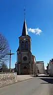 Façade de l'église Saint Pardoux.