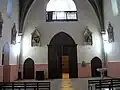Partie arrière de la nef.