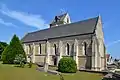 L’église Saint-Vigor. Vue sud-est.