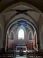 Nef et chœur de l'église