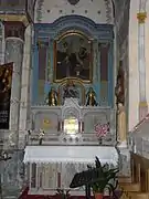 Retable du XVIIIe siècle.