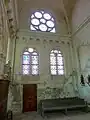 Croisillon sud, élévation sud.