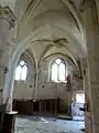 Narthex, vue vers le sud dans le narthex.