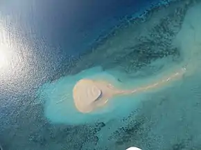 L'îlot de Sable Blanc.
