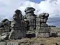 Vue des Śląskie Kamienie&nbsp;(en), à la frontière polono-tchèque.