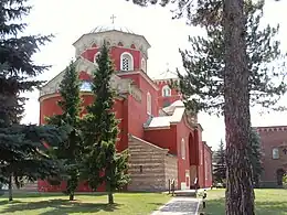 Le monastère de Žiča (XIIIe&nbsp;siècle, Serbie).