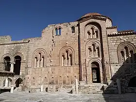 Cour du monastère de Dafni.