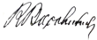 Signature de Kliment VorochilovКлимент Ворошилов