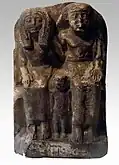 Homme égyptien, femme égyptienne et enfant, XVe siècle av. J.-C.