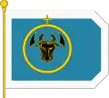 Bannière de cavalerie moldave à la bataille de Guruslău (1601), d'après un tableau contemporain de Hans von Aachen.