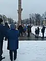 commémoration des héros morts pour l'Ukraine