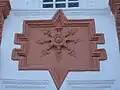 Dharmachakra sur la façade à Irkoutsk