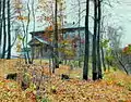 Isaac Levitan. « Automne. Propriété ». Tableau réalisé en 1894