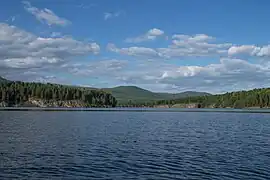 Vue du réservoir.
