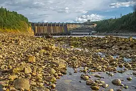 Le barrage.