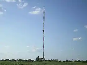 Relais de télévision près du sommet.