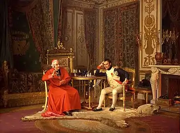 Échec ! ou Napoléon et le cardinal, Stockton, Haggin Museum (en).