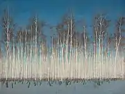 Pavel Otdelnov. Forêt de bouleaux. 2021