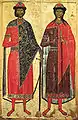 Saints Boris et Gleb, Moscou (milieu du XIVe siècle)