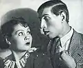 Sergueï Filippov et une actrice non identifiée en 1939