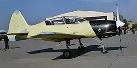 Vue de l'avion.