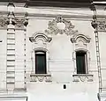 Façade de l'ancien clocher. Détail.