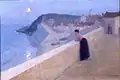 Reverie in Brittany, peinture à l'huile sur lin, sans date