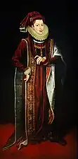 Portrait de Philippe III par Juan Pantoja de la Cruz.