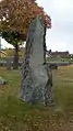 Vue du menhir no&nbsp;3 en 2013.