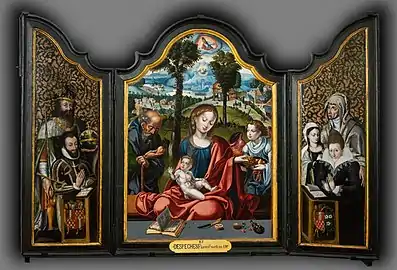 La Sainte Famille avec donateurs , Musée des Beaux-Arts de Narbonne