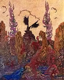 Paysage aux oiseaux, 1920, Musée des Beaux-Arts de Narbonne.