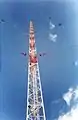 L'un des trois pylônes ondes longues diffusant le programme de RMC sur 216&nbsp;kHz avec une puissance de 1&nbsp;400 à 2&nbsp;000&nbsp;kW.