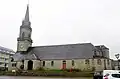 Église Saint-Alban d'Inguiniel ː le flanc sud.
