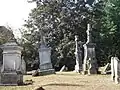 L'ancien cimetière du XVIIIe&nbsp;siècle à Guerlange.