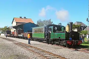 La 030T no 75 ex-TIV du MTVS à Cayeux-sur-Mer en 2016.