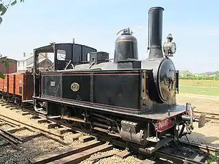 La 030T no&nbsp;16 des Tramways de la Drôme et préservée par l'Association des amis du Petit Anjou.