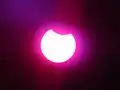 L'éclipse vue de Sanaa, Yémen