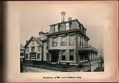 Maison palatiale de M. Levi Kilburn vers 1870.