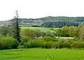 Les Landes du Cragou vues du sud.