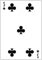 5 de trèfle