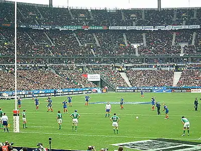 Chris White arbitre France-Irlande lors du Tournoi des VI Nations 2004 au Stade de France